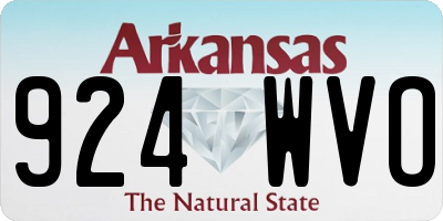 AR license plate 924WVO