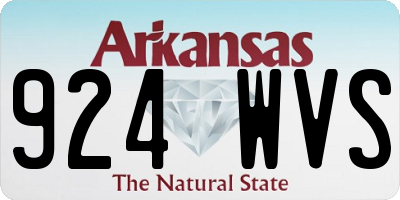AR license plate 924WVS