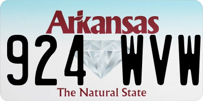 AR license plate 924WVW