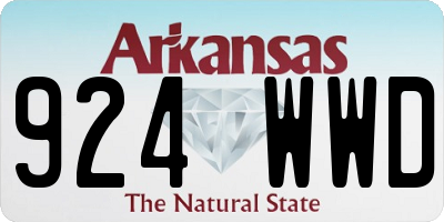 AR license plate 924WWD