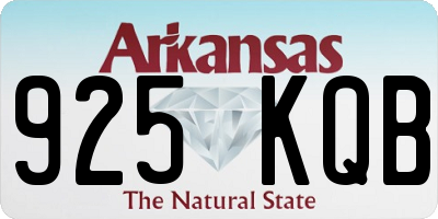 AR license plate 925KQB