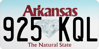 AR license plate 925KQL