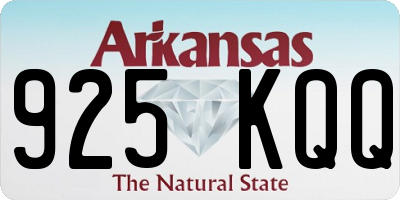 AR license plate 925KQQ