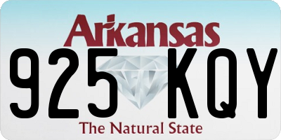 AR license plate 925KQY