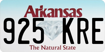 AR license plate 925KRE