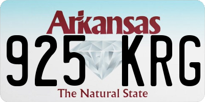 AR license plate 925KRG