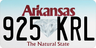 AR license plate 925KRL