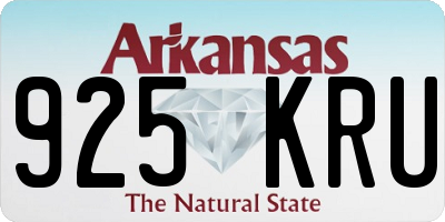 AR license plate 925KRU