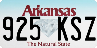 AR license plate 925KSZ