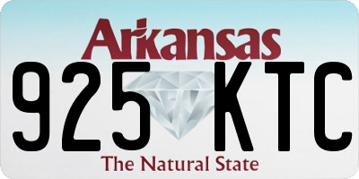 AR license plate 925KTC
