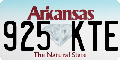 AR license plate 925KTE