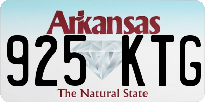 AR license plate 925KTG
