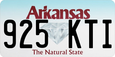 AR license plate 925KTI