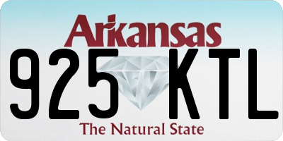 AR license plate 925KTL