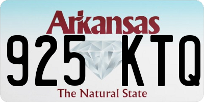 AR license plate 925KTQ
