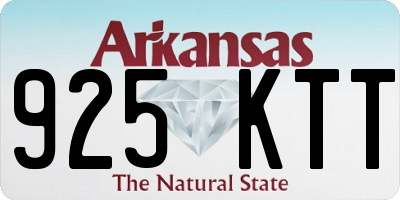 AR license plate 925KTT