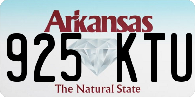 AR license plate 925KTU