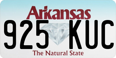 AR license plate 925KUC
