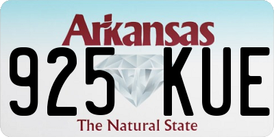 AR license plate 925KUE