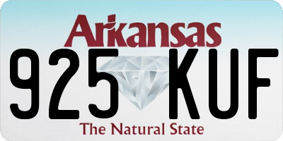 AR license plate 925KUF