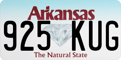 AR license plate 925KUG