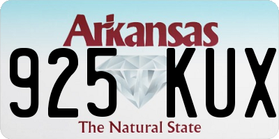 AR license plate 925KUX