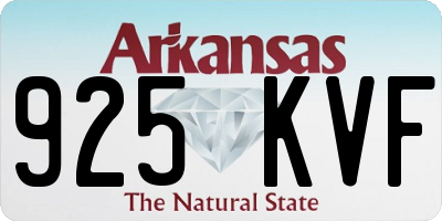 AR license plate 925KVF