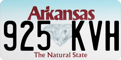 AR license plate 925KVH
