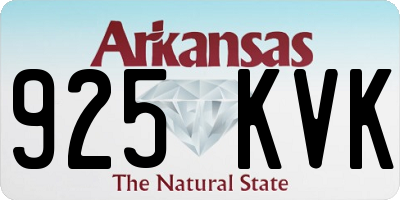 AR license plate 925KVK