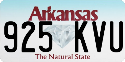 AR license plate 925KVU