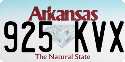 AR license plate 925KVX