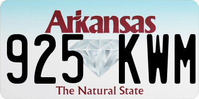 AR license plate 925KWM
