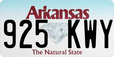 AR license plate 925KWY