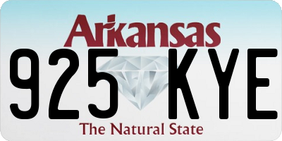 AR license plate 925KYE