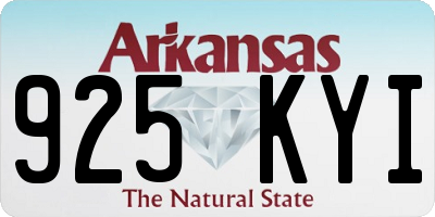 AR license plate 925KYI