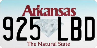 AR license plate 925LBD