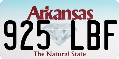 AR license plate 925LBF