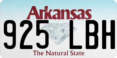 AR license plate 925LBH