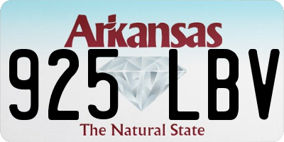 AR license plate 925LBV
