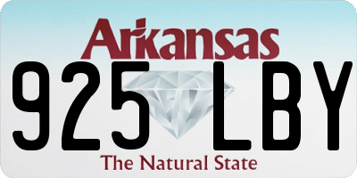 AR license plate 925LBY