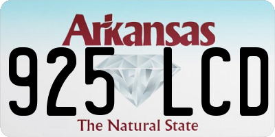 AR license plate 925LCD
