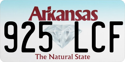 AR license plate 925LCF