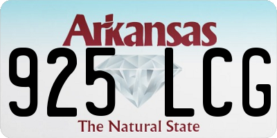 AR license plate 925LCG
