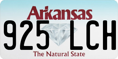 AR license plate 925LCH