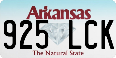 AR license plate 925LCK