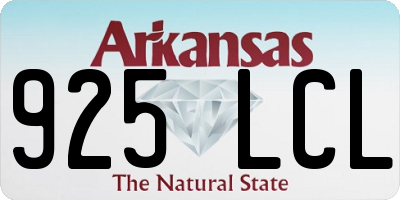 AR license plate 925LCL