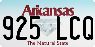 AR license plate 925LCQ