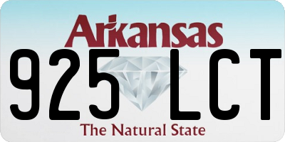 AR license plate 925LCT