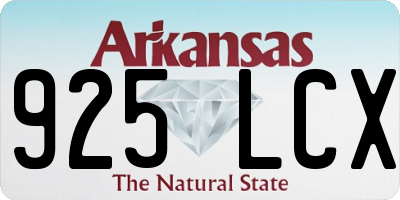 AR license plate 925LCX
