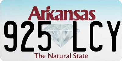 AR license plate 925LCY